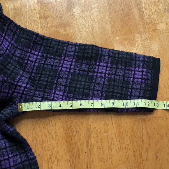 LIZ CLAIRBORNE 1X LADIES CARDIGAN SWEATER 45% COTTON 43% WOOL 12% NYLON - Picture 5 of 10